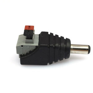 DC Plug <strong>Socket</strong> 5.5*2.1mm Solder-free Dc Male Female Head Terminal Monitoring Power Plug Button-type Dc Head Connector - Product Image 4