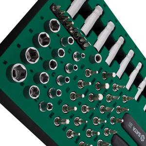 USA APEX 63Pc. 1/4&quot; Dr. Socket Set Factory Workshop <strong>Tools</strong> Made of EVA Material <strong>Tool</strong> <strong>Kit</strong> - Product Image 6