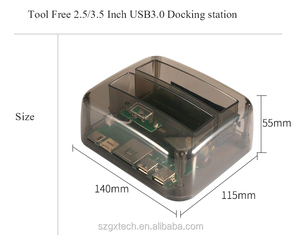 Multifunction Hdd Enclosure Box <strong>2.5</strong>/3.5 Inch SATA <strong>IDE</strong> 3 Bay <strong>USB</strong> 3.0 HDD Docking Station - Product Image 4