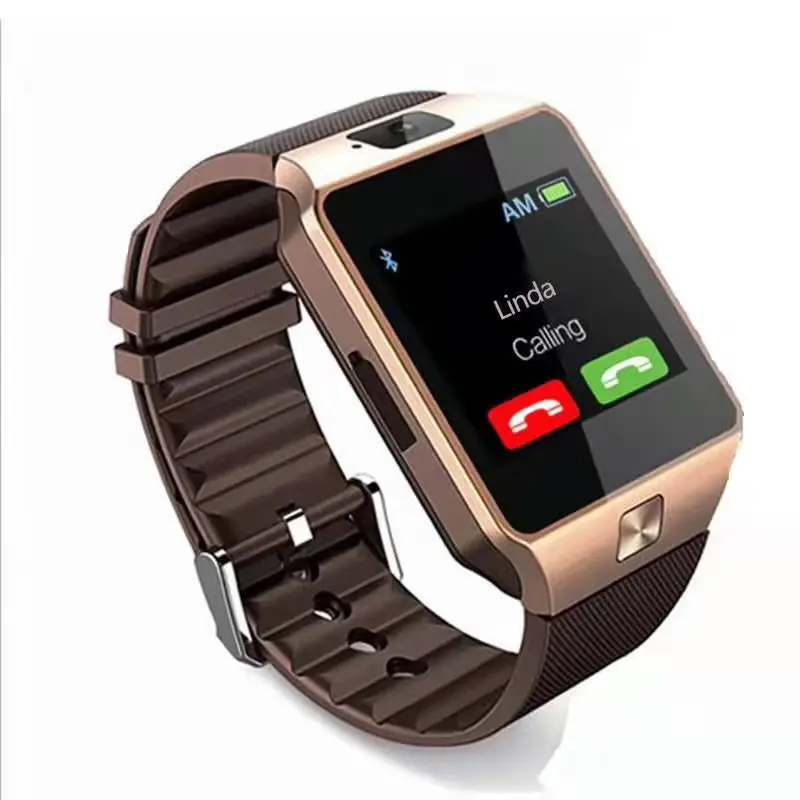 Colorful Bt Call Health Bracelet support Sim Tf Card for Smartphone Android Phone Accessories Smart Watch Dz09