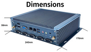 Factory's <strong>X86</strong> Core I5 1235U Mini PC Industrial Control <strong>Computer</strong> with Triple Display 4K Video Micro Mini PCs for Multiple Screens - Product Image 3