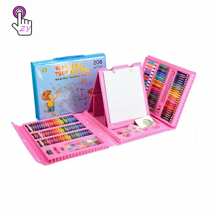Kindermalerei Graffiti Farbe Pinsel-Set Kinderpinsel Wasserfarben-Schachtel Malen Stift Zeichnen Stift Kunst-Set