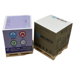 Bloc de notas adhesivo de papel personalizado de 3*3 pulgadas, cubo 3*3, de notas adhesivas Bloc, cubo cuadrado, notas adhesivas de ladrillo de papel - Product Image 2