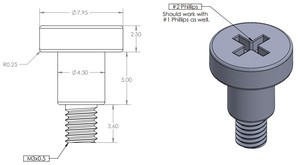 <strong>M1</strong>.2 <strong>M1</strong>.8 M2 M2.5 M3 Steel Oxide Black Spring Micro Mini Shoulder Laptop <strong>Screw</strong> - Product Image 6
