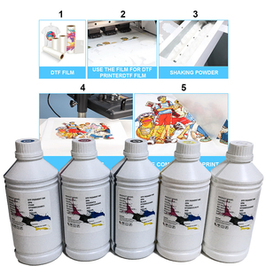 数控厂家直销纺织印花Cmyk白色清漆Dtf油墨用于加工l1800 tx800 i3200 XP600汽车贴纸UV DTF打印机 - Product Image 2