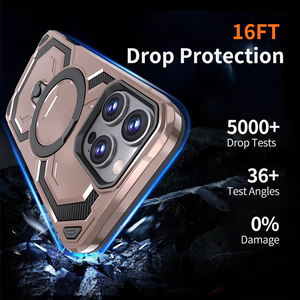 GSCASE新款TPU PC 2合1组合无线充电强吸支架手机外壳，适用于iPhone 16 16 Pro Max - Product Image 5