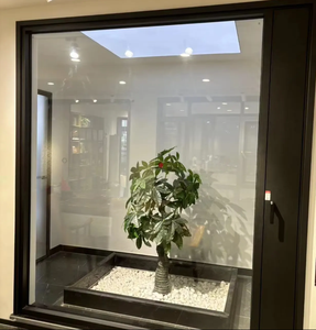 Akustische große Ansicht doppelt gehärtetes Glas festes Bildfenster Aluminium legierung Trennwand festes Fenster - Product Image 1