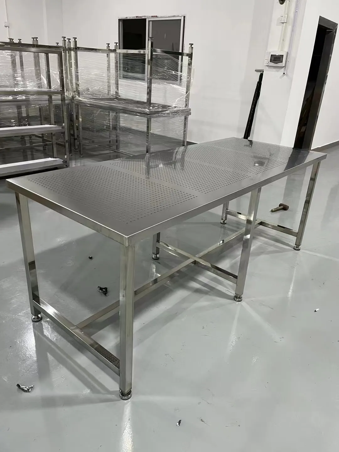 Tempat sampah Stainless Steel Anti bakteri, tempat sampah biologi aman Anti bakteri