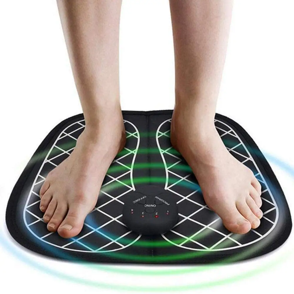 Ready to ShipIn StockFast Dispatchfoot massage mat, Portable Electric Foot Massage Mat, Adjustable 10 Frequency Muscle Stimulator
