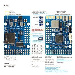 Matek MATEKSYS F405 WING V2 STM32F405RGT6 Контроллер полета встроенный ICM42688P OSD SD слот для ArduPilot / INAV RC игрушечный самолет - Product Image 6