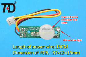 DC3.3-4.5V modulo sensore di movimento pir a infrarossi per il corpo umano domestico Mini sensore di movimento pir chip e modulo sensore di luce di movimento