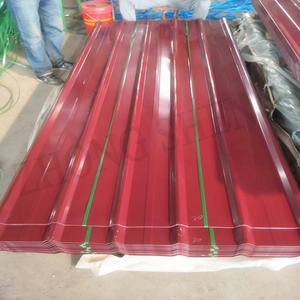 Ucuz fiyat 0.45mm çatı levha boyalı Calamine çelik çatı levhalar renk kaplı prefabrik ev kiremit levhalar - Product Image 5