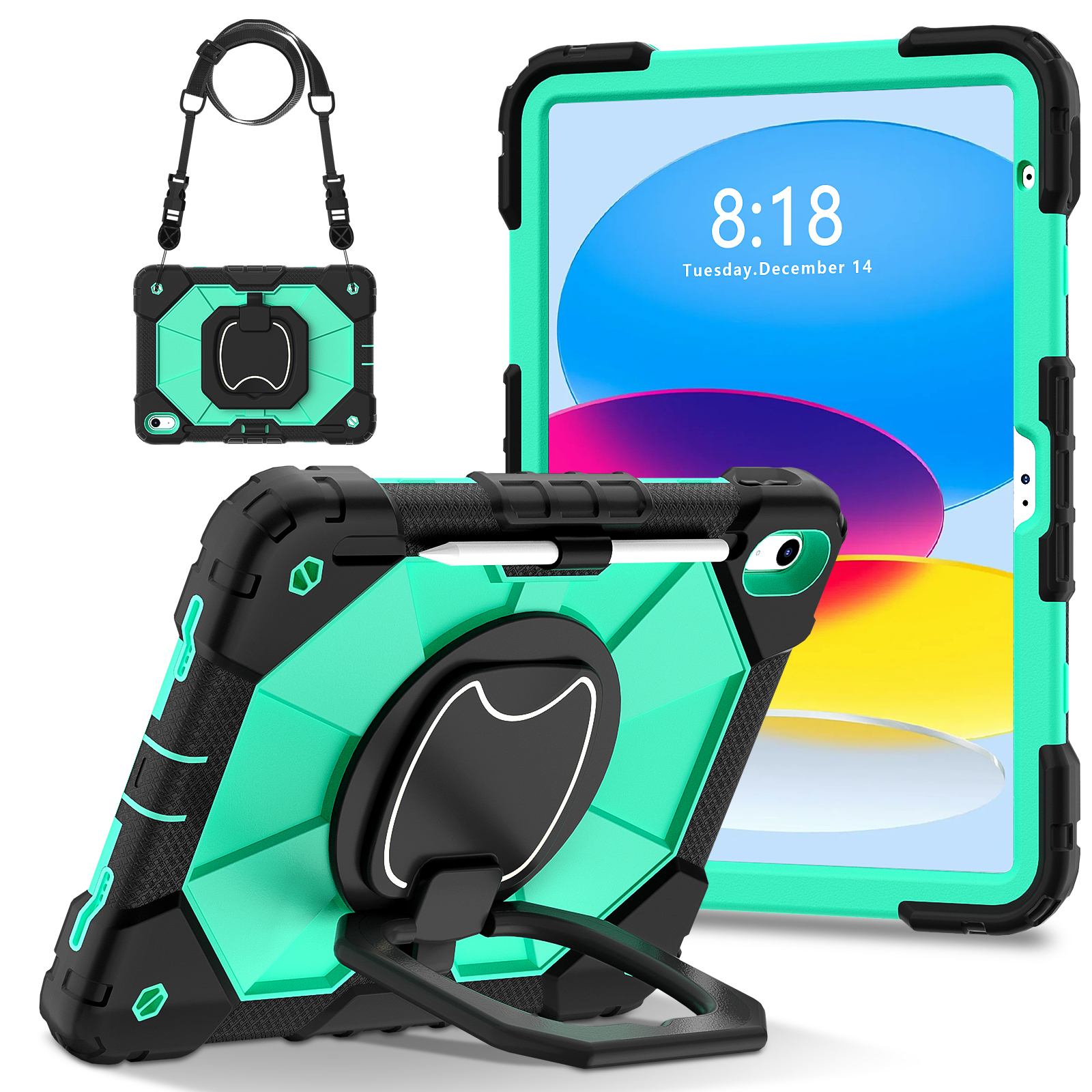 Nero+Verde menta
