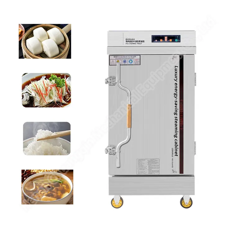 Steamer Electric Food Electric Rice Steamer 6 Tray Electric Food Steamer With Stainless Steel Steam