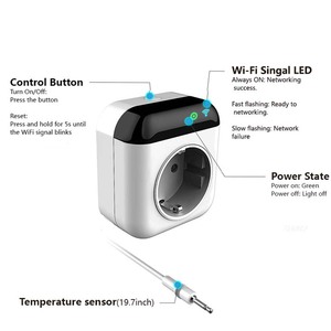LEDEAST MTS700WB Easy Install Tuya WiFi Thermostat <strong>With</strong> <strong>NTC</strong> <strong>Temperature</strong> <strong>Sensor</strong> Remote <strong>Controller</strong> Smart Wireless Thermostat - Product Image 2