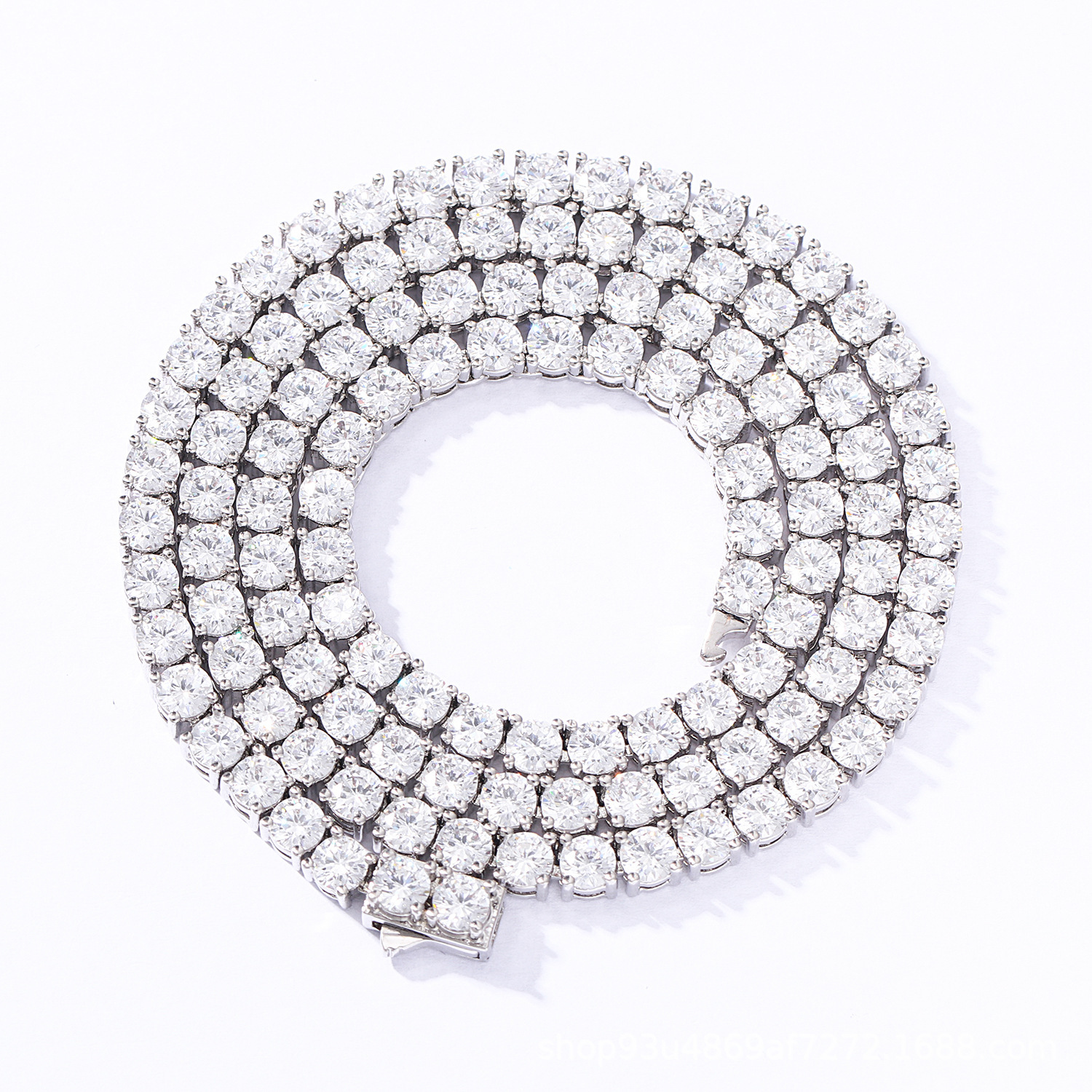 Diamant CZ argenté de 3 mm