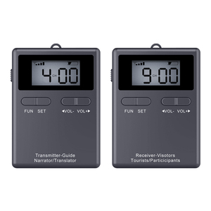 UHF 863-865MHz Anti-Interferenz-Reiseleiter system für mehrsprachige Simultan übersetzung Meeting Whisper Guide System - Product Image 1