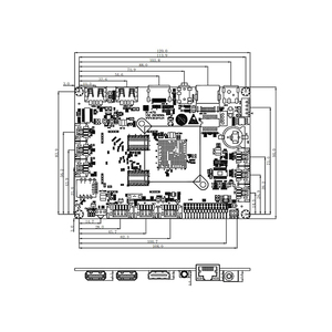 A751 braccio Quad-core Cortex-A53Motherboard supporto POE a bordo di Android 9 per distributori automatici - Product Image 6