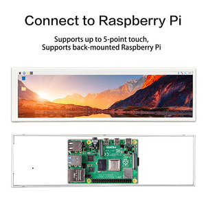 8,8-Zoll-tragbare weiße Monitor-Temperatur gehäuse anzeige Externe Erweiterungs anzeige Multitouch-Raspberry-Pi-PC-CPU-Hardware - Product Image 4