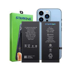 แบตเตอรี่โทรศัพท์มือถือจากประเทศจีนสำหรับ iPhone 6S XR 7 plus 8 5S SE 11 x XS 13 12 14 15 PRO MAX แบตเตอรี่ลิเธียมไอออนดิจิตอล - Product Image 1