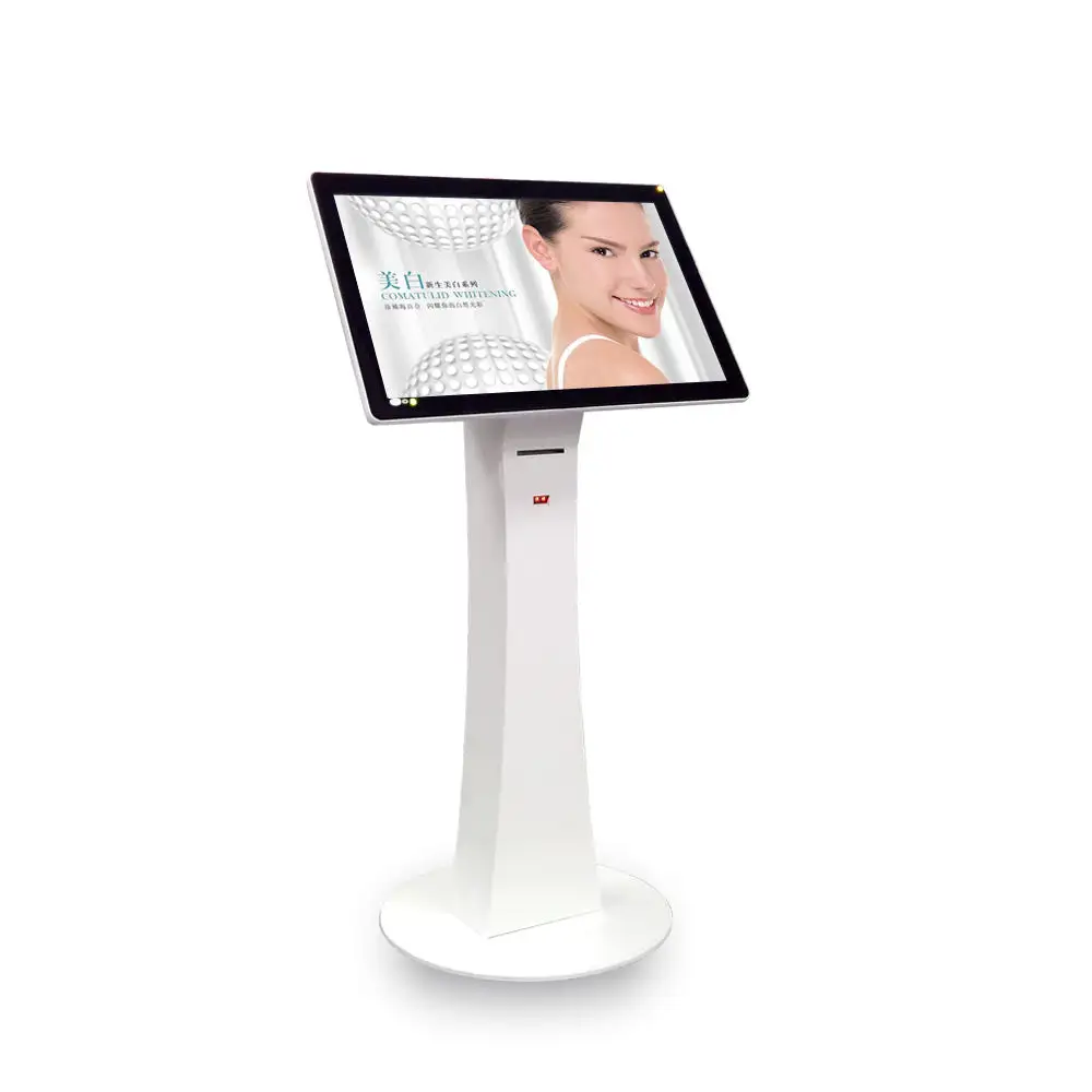 21.5 inç ziyaretçi kayıt Kiosk Lcd dokunmatik ekran reklam bilgileri Kiosk soruşturma Kiosk bilet kuyruk makinesi
