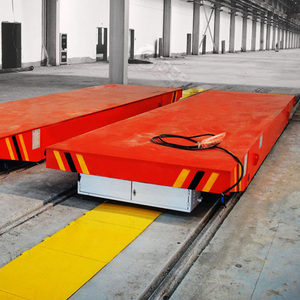 Transportadores sin rieles de camión de plataforma de remolque sin motor de 1T con tractores eléctricos giratorios para manejo de cargas pesadas - Product Image 3