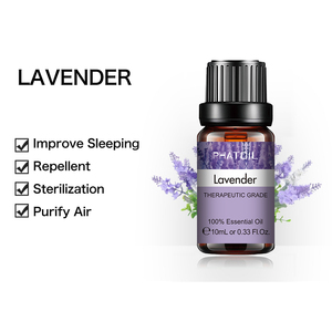 Uyku yardımı için 10 ML lavanta esanslı yağ toptan % 100% saf bitki esansiyel yağı ve ihtiyaçlar için % Aroma YAYICI - Product Image 2