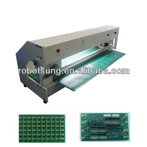 מפעל שולחן סוג אוטומטי Pcb נתב Pcb מפריד אוטומטי Pcb צחצוח עופרת חיתוך מכונה