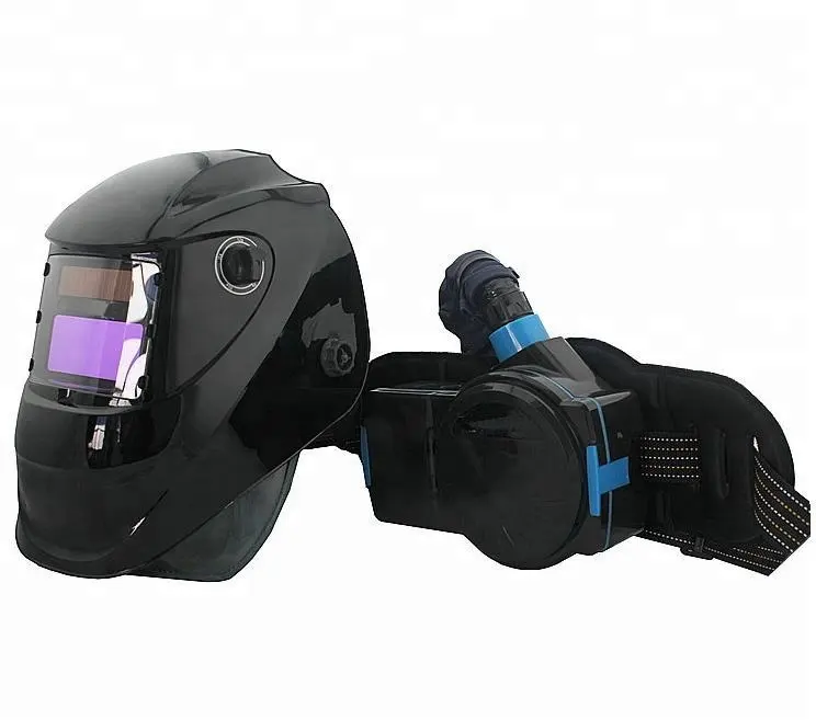 Casco de soldadura automática con ventilador solar