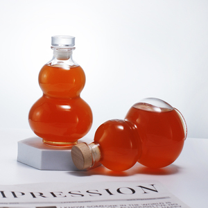 Kiểu dáng đẹp trái cây rượu vang pha chế sữa trà thủy tinh chai lạnh Brew với vít cap bền bầu uống cup màn hình in 375ml/500ml - Product Image 4