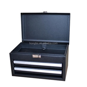 迷你黑色 2 抽屉金属工具箱的车库存储想法 - Product Image 1