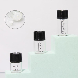 1 ml 2ml 3ml 5ml小型香水ガラスサンプルボトル1/4ドラム5/8ドラム1 ml 2mlクリアブルー琥珀色ガラスバイアル - Product Image 3