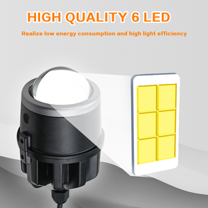 2 Inches Bi-<strong>Led</strong> Fog Light Projector Lens 3000k <strong>Hight</strong> Low Beam Easy Installation 80w Car <strong>Led</strong> Fog Headlights Diy Upgrade - Product Image 6