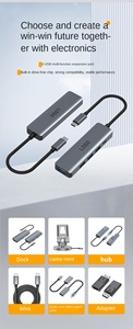 USB Hub 4 Ports, mehrere USB 3.0 Hub, USBA Splitter für Laptop mit Typ C Power Port, Extender für einen Port Laptop, PC, Desktop - Product Image 4
