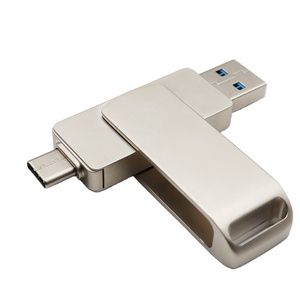 Typ-C-Metall-Flash-Laufwerk 2 in 1 OTG 2.0 3.0U Disk Custom ized LOGO Memory Stick 8GB 32GB 64GB 128GB 256GB 1TB USB C-Stick - Product Image 1
