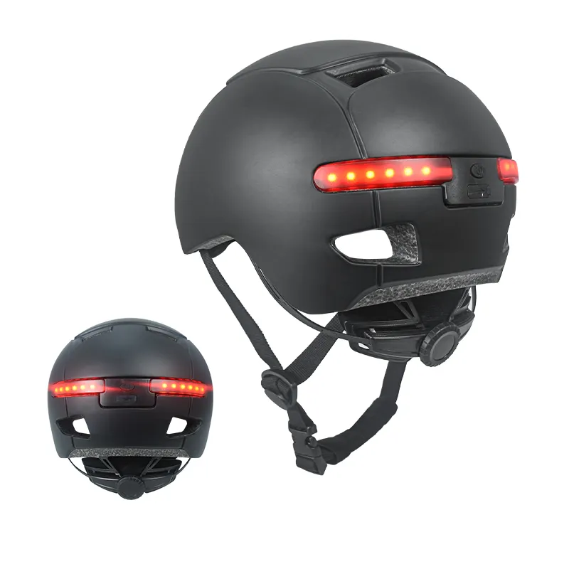 Helm Keselamatan e-skuter e-bike Belanda, helm sepeda listrik bersertifikasi nta8776 dengan kacamata pelindung untuk remaja dewasa