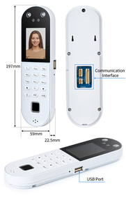Dispositivo de control de acceso facial y de huellas dactilares M68 - Product Image 6