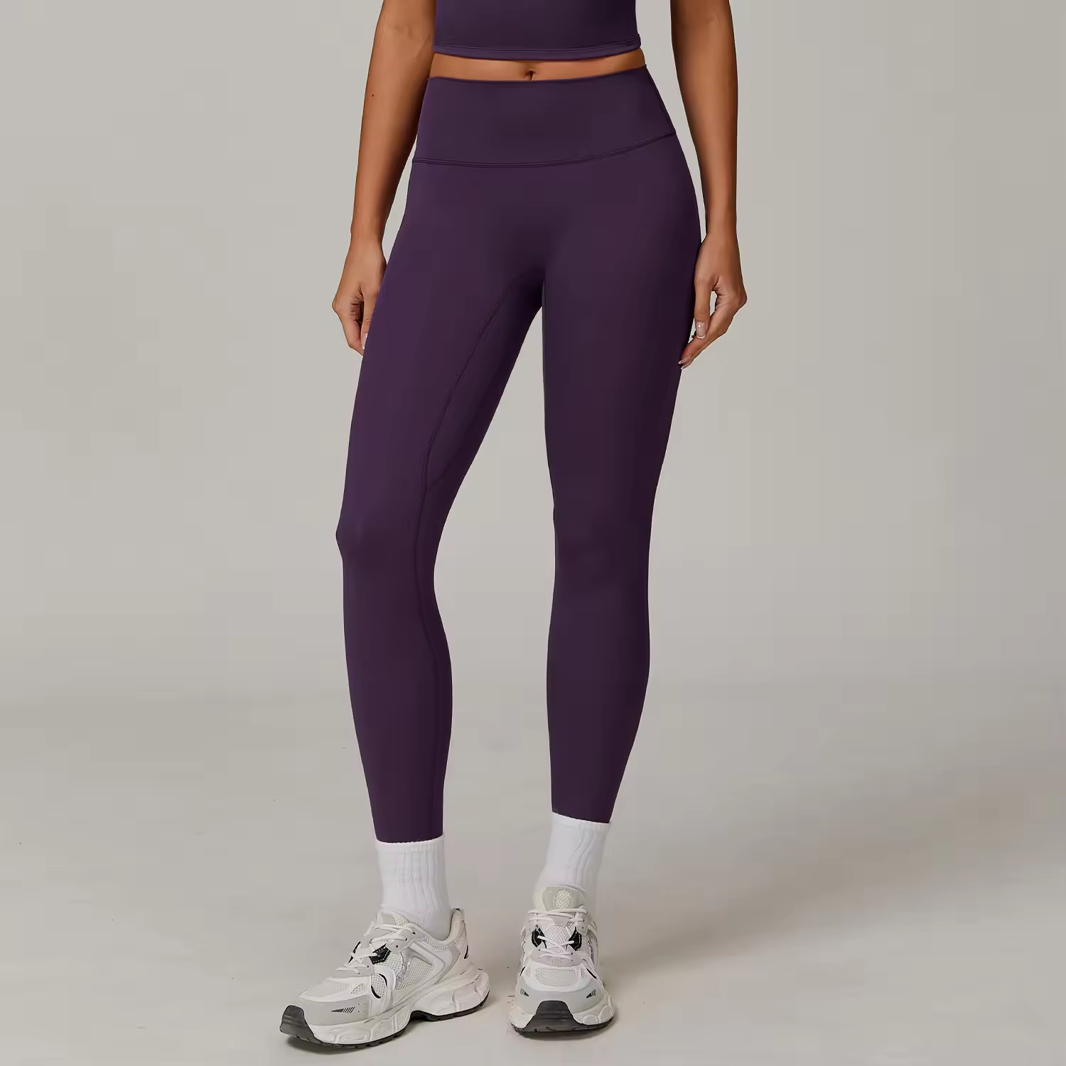 Legging violet raisin