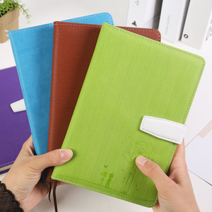 Taccuino in pelle di decompressione semplice con Logo personalizzato in carta colorata - Product Image 3