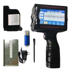 Handheld Inkjet Printer Multilingual Interface 4.<strong>3</strong>-inch Touch Screen <strong>Coding</strong> Printing Machine for Paper Label Tube - Product Image 2