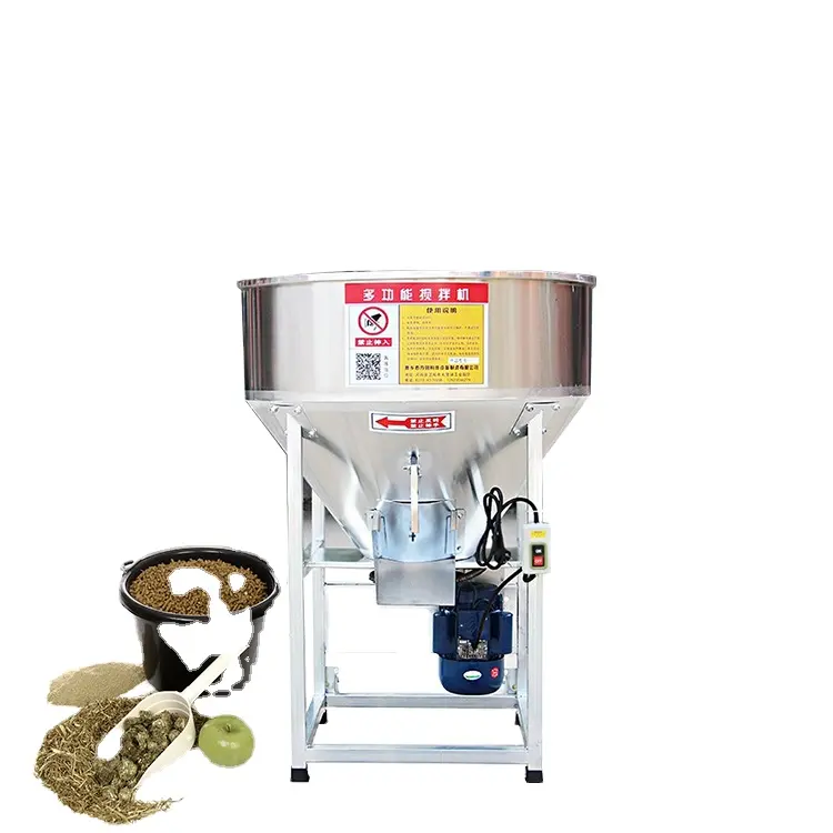 Factory Small Mini Livestock Animal Poultry Chickens Ducks Geese Cattle Sheep Pigs Feed Mixer Mixing Machine