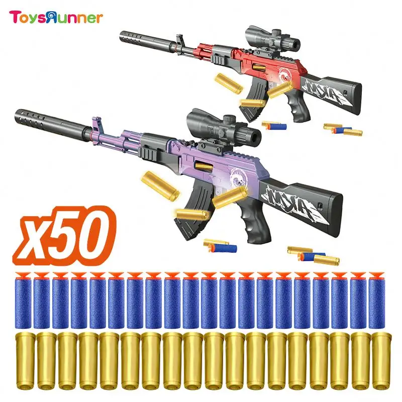 Shell eietting Soft Bullet Gun Toys Soft Bullet Shooting Play Set M416 2024 armi di plastica esercito pistola Soft Bullet per adulti