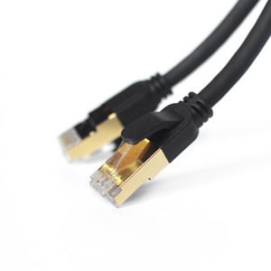 Cat8屏蔽以太网电缆Cat5e/Cat6/Cat6A/Cat7 RJ45局域网跳线UTP/FTP/SFTP扁平圆形办公室库存批量折扣