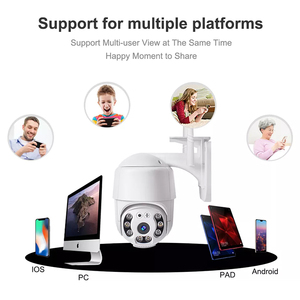 Tuya 3MP Camera Full-Color Night Vision Yilot Two Way Audio V380pro 360 <strong>View</strong> Wireless 3MP WIFI Speed Dome Camera ICsee - Product Image 5