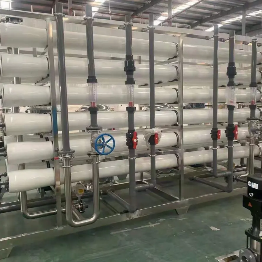 Sistema de desalinización RO de pozo profundo industrial Tratamiento de purificación de agua potable de ósmosis inversa