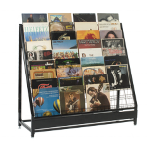 9-Tier di động kim loại sắt Vinyl kỷ lục Rack hiển thị đứng CD lưu trữ tủ - Product Image 1