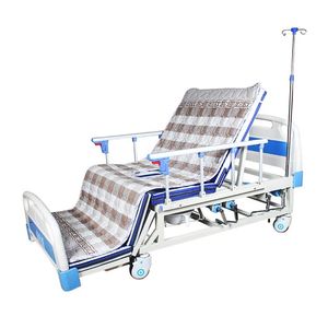 可调5功能手动病床廉价钢ABS材料老年家庭护理医疗医院使用厕所3系统 - Product Image 1