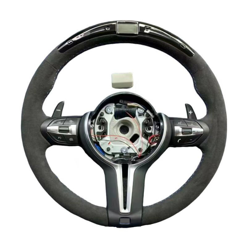 Alcantara+Paddles Buttons+M Stitching