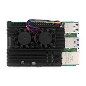 Werkseitig Original Raspberry Pi 5 Guard Shield Aluminium legierung Box Metall gehäuse mit PWM Dual-Fan Active und Passive Kühlung für Rpi5 - Product Image 6