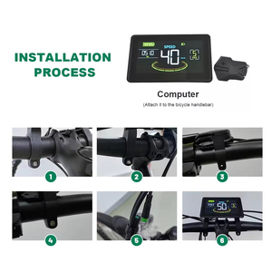 Urban Travel Integrated <strong>Speedometer</strong> Colour <strong>LCD</strong> <strong>Display</strong> Electronic Cycling Computer Speed/Mileage Accessory For Ebike <strong>Bicycle</strong> - Product Image 6
